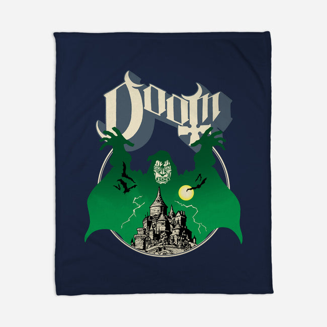 Ghost Doom-None-Fleece-Blanket-Barbadifuoco