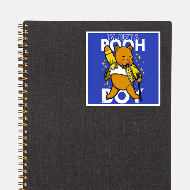 I'm Just A Pooh Boy-None-Glossy-Sticker-Boggs Nicolas