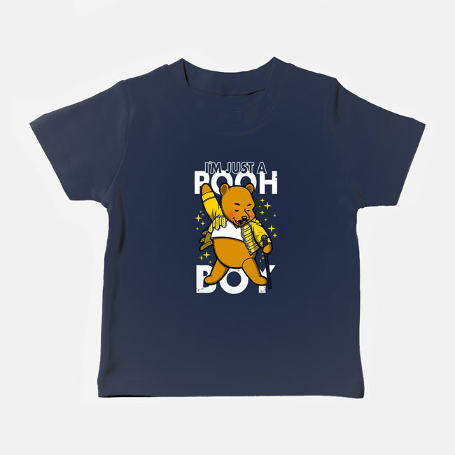 I'm Just A Pooh Boy-Baby-Basic-Tee-Boggs Nicolas