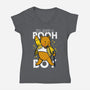 I'm Just A Pooh Boy-Womens-V-Neck-Tee-Boggs Nicolas