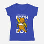 I'm Just A Pooh Boy-Womens-V-Neck-Tee-Boggs Nicolas