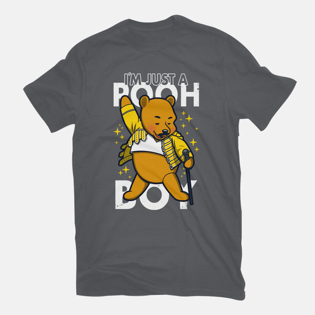 I'm Just A Pooh Boy-Womens-Fitted-Tee-Boggs Nicolas