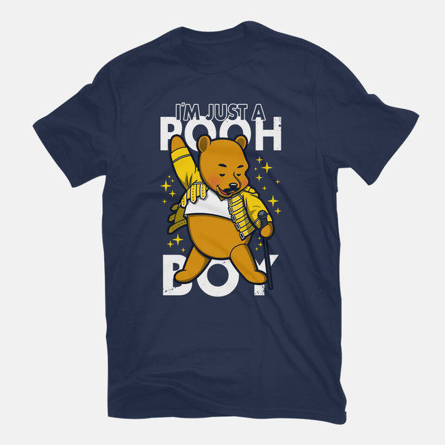I'm Just A Pooh Boy-Womens-Basic-Tee-Boggs Nicolas
