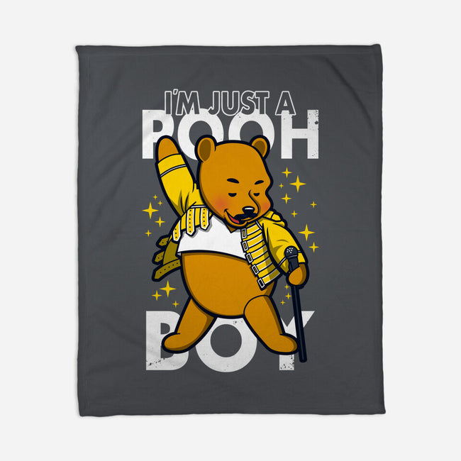 I'm Just A Pooh Boy-None-Fleece-Blanket-Boggs Nicolas