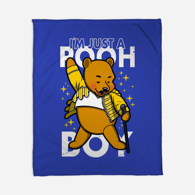 I'm Just A Pooh Boy-None-Fleece-Blanket-Boggs Nicolas
