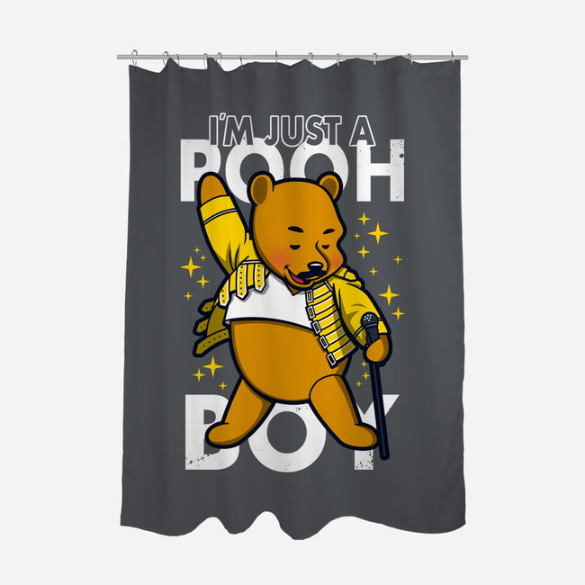 I'm Just A Pooh Boy-None-Polyester-Shower Curtain-Boggs Nicolas