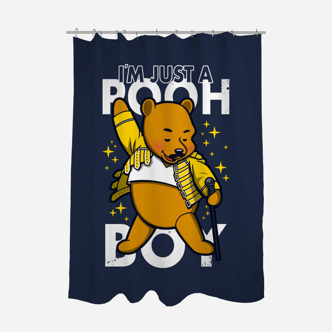 I'm Just A Pooh Boy-None-Polyester-Shower Curtain-Boggs Nicolas