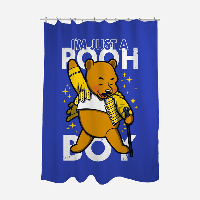 I'm Just A Pooh Boy-None-Polyester-Shower Curtain-Boggs Nicolas
