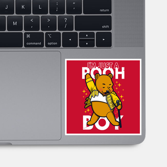I'm Just A Pooh Boy-None-Glossy-Sticker-Boggs Nicolas