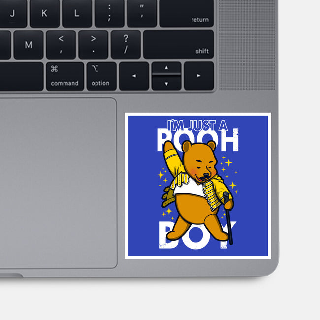 I'm Just A Pooh Boy-None-Glossy-Sticker-Boggs Nicolas