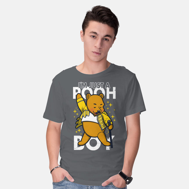 I'm Just A Pooh Boy-Mens-Basic-Tee-Boggs Nicolas