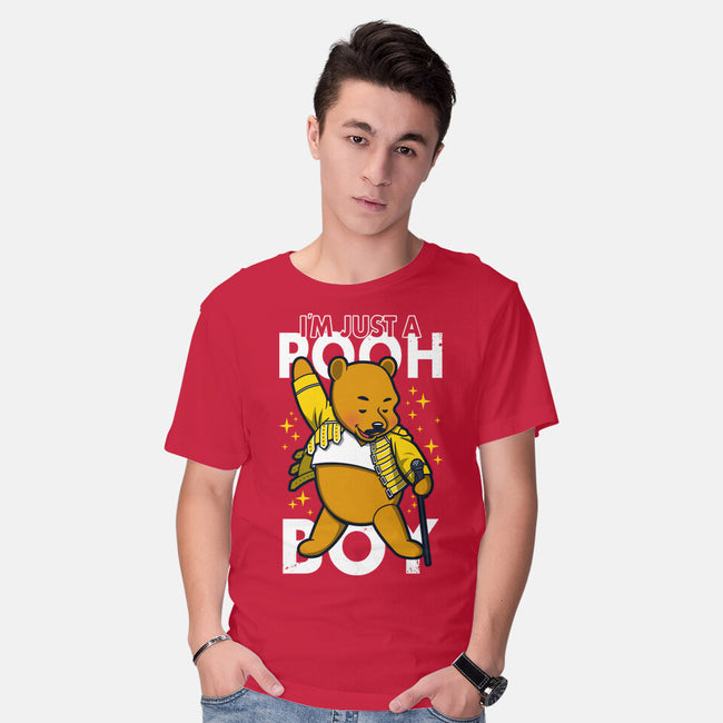 I'm Just A Pooh Boy-Mens-Basic-Tee-Boggs Nicolas