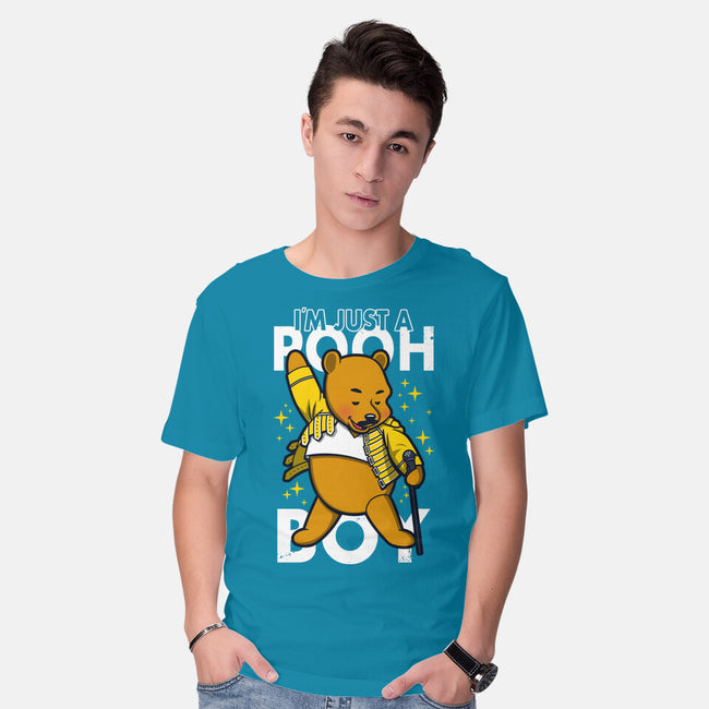 I'm Just A Pooh Boy-Mens-Basic-Tee-Boggs Nicolas