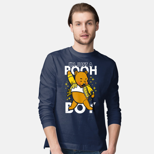 I'm Just A Pooh Boy-Mens-Long Sleeved-Tee-Boggs Nicolas