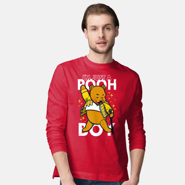 I'm Just A Pooh Boy-Mens-Long Sleeved-Tee-Boggs Nicolas