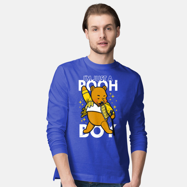 I'm Just A Pooh Boy-Mens-Long Sleeved-Tee-Boggs Nicolas