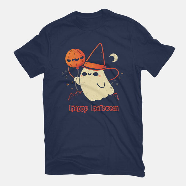 Happy Halloween Spooky Cute Ghost-Mens-Basic-Tee-xMorfina
