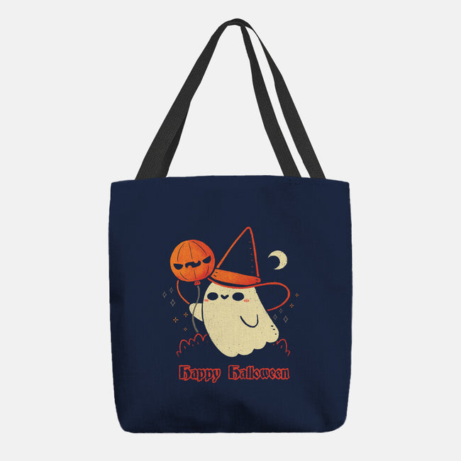 Happy Halloween Spooky Cute Ghost-None-Basic Tote-Bag-xMorfina
