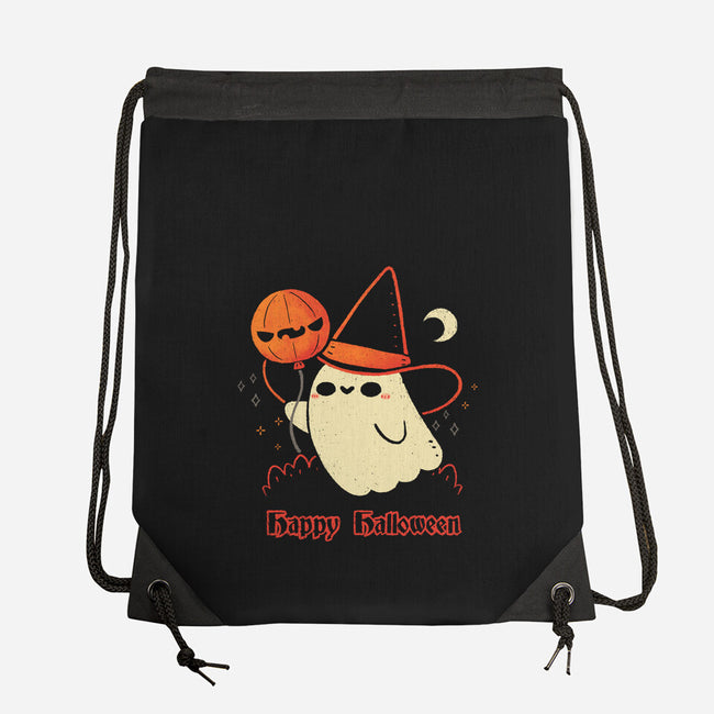 Happy Halloween Spooky Cute Ghost-None-Drawstring-Bag-xMorfina