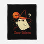 Happy Halloween Spooky Cute Ghost-None-Fleece-Blanket-xMorfina