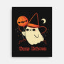 Happy Halloween Spooky Cute Ghost-None-Stretched-Canvas-xMorfina