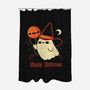 Happy Halloween Spooky Cute Ghost-None-Polyester-Shower Curtain-xMorfina