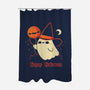 Happy Halloween Spooky Cute Ghost-None-Polyester-Shower Curtain-xMorfina