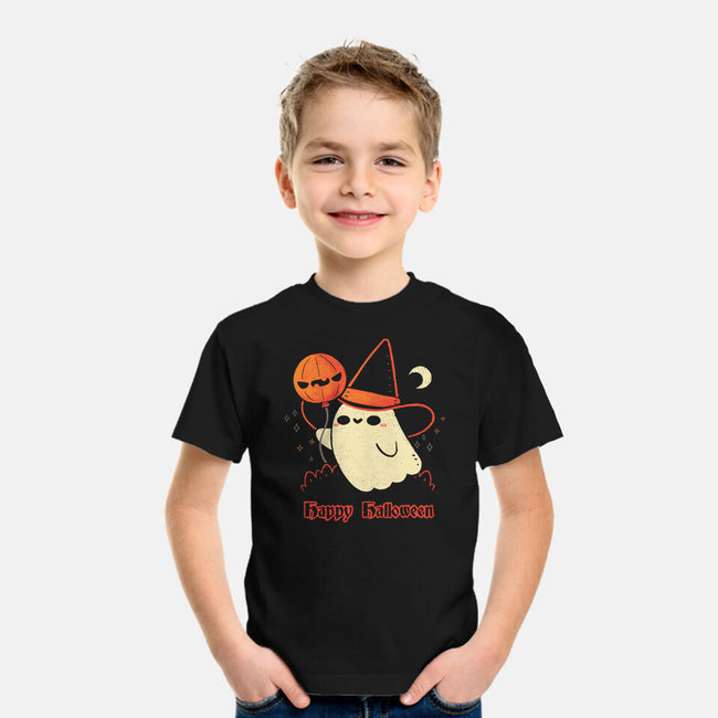 Happy Halloween Spooky Cute Ghost-Youth-Basic-Tee-xMorfina