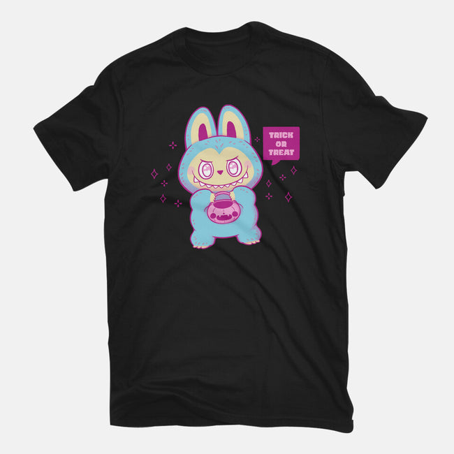 Halloween Labubu Trick Or Treat-Unisex-Basic-Tee-xMorfina