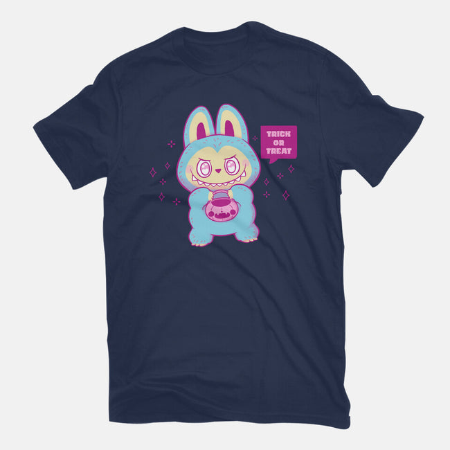 Halloween Labubu Trick Or Treat-Mens-Basic-Tee-xMorfina