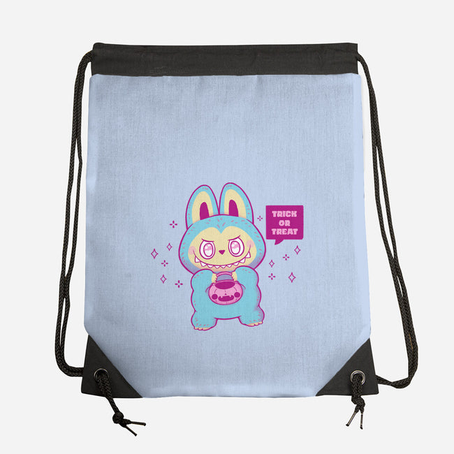 Halloween Labubu Trick Or Treat-None-Drawstring-Bag-xMorfina