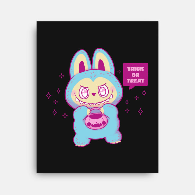 Halloween Labubu Trick Or Treat-None-Stretched-Canvas-xMorfina