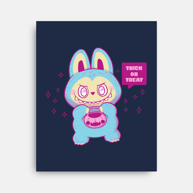 Halloween Labubu Trick Or Treat-None-Stretched-Canvas-xMorfina