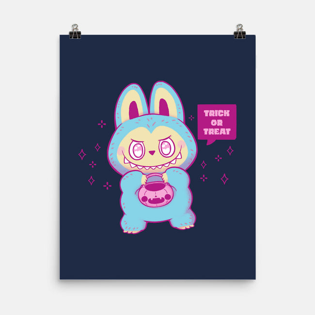 Halloween Labubu Trick Or Treat-None-Matte-Poster-xMorfina