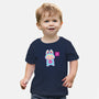 Halloween Labubu Trick Or Treat-Baby-Basic-Tee-xMorfina