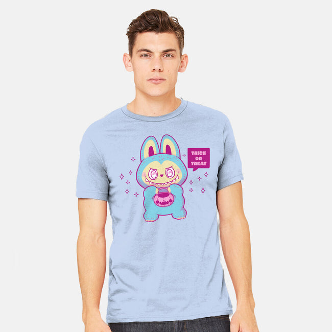 Halloween Labubu Trick Or Treat-Mens-Heavyweight-Tee-xMorfina