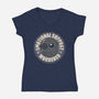 Emotional Support Murderer-Womens-V-Neck-Tee-turborat14