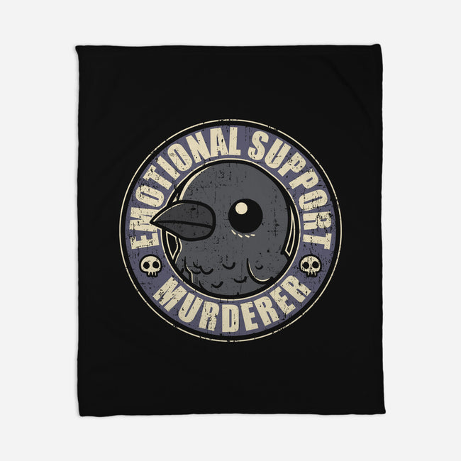 Emotional Support Murderer-None-Fleece-Blanket-turborat14