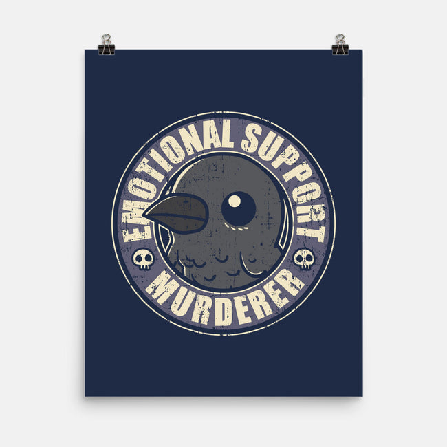 Emotional Support Murderer-None-Matte-Poster-turborat14