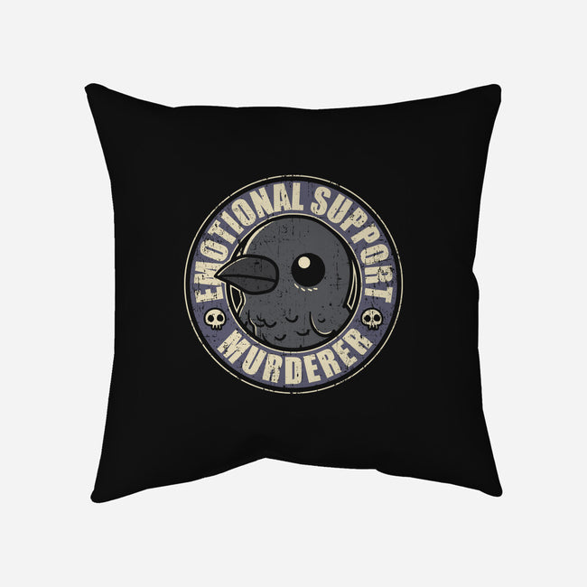 Emotional Support Murderer-None-Removable Cover w Insert-Throw Pillow-turborat14