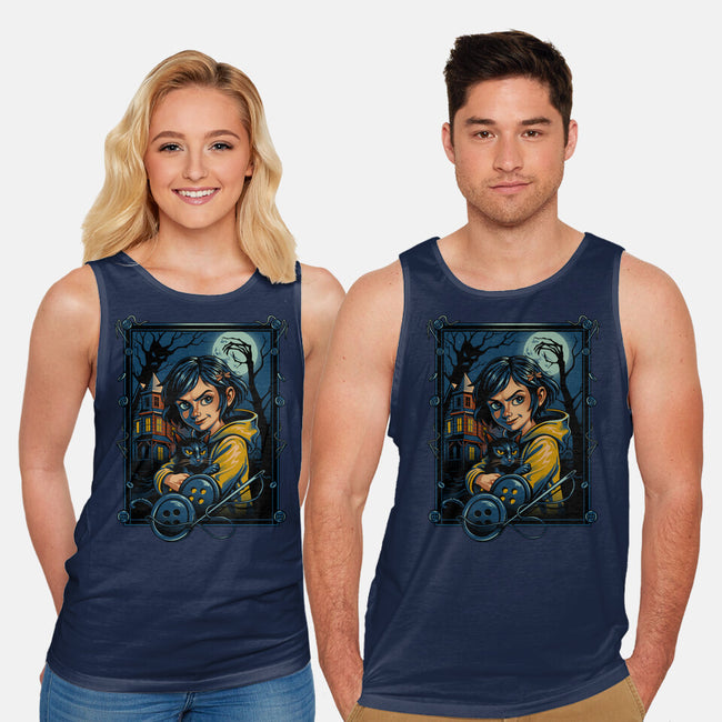 The House Of Buttons-Unisex-Basic-Tank-daobiwan