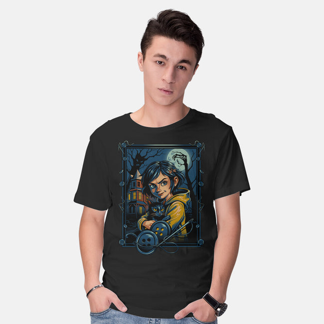 The House Of Buttons-Mens-Basic-Tee-daobiwan