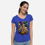 For Eternia-Womens-V-Neck-Tee-Nihon Bunka