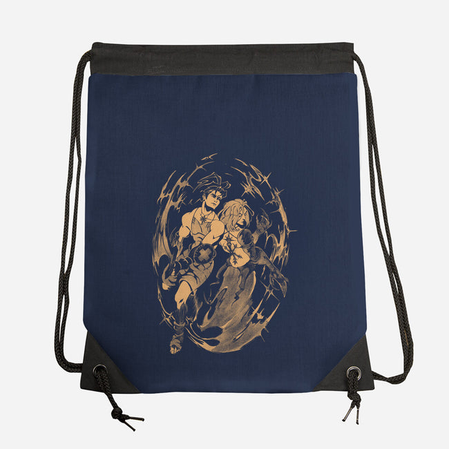 A Story For The Wanderers-None-Drawstring-Bag-ilustrata