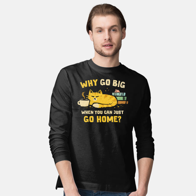 Just Go Home-Mens-Long Sleeved-Tee-kg07