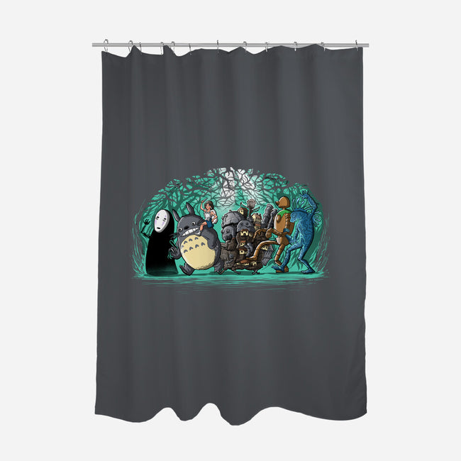 Where The Spirits Are-None-Polyester-Shower Curtain-zascanauta