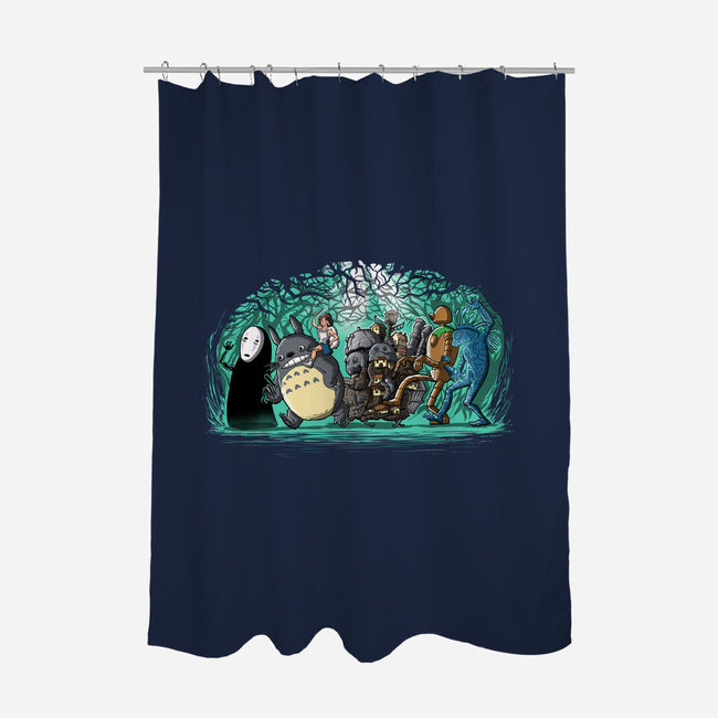 Where The Spirits Are-None-Polyester-Shower Curtain-zascanauta