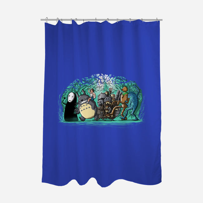 Where The Spirits Are-None-Polyester-Shower Curtain-zascanauta