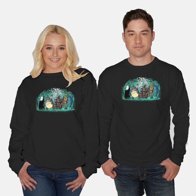 Where The Spirits Are-Unisex-Crew Neck-Sweatshirt-zascanauta