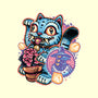 Blue Tiger Of Prosperity-None-Basic Tote-Bag-glitchygorilla
